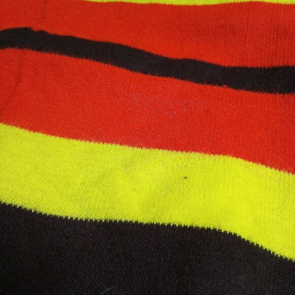 Vintage 70s Striped Knit Short Sleeve Sweater Shirt - Picture 5 of 5